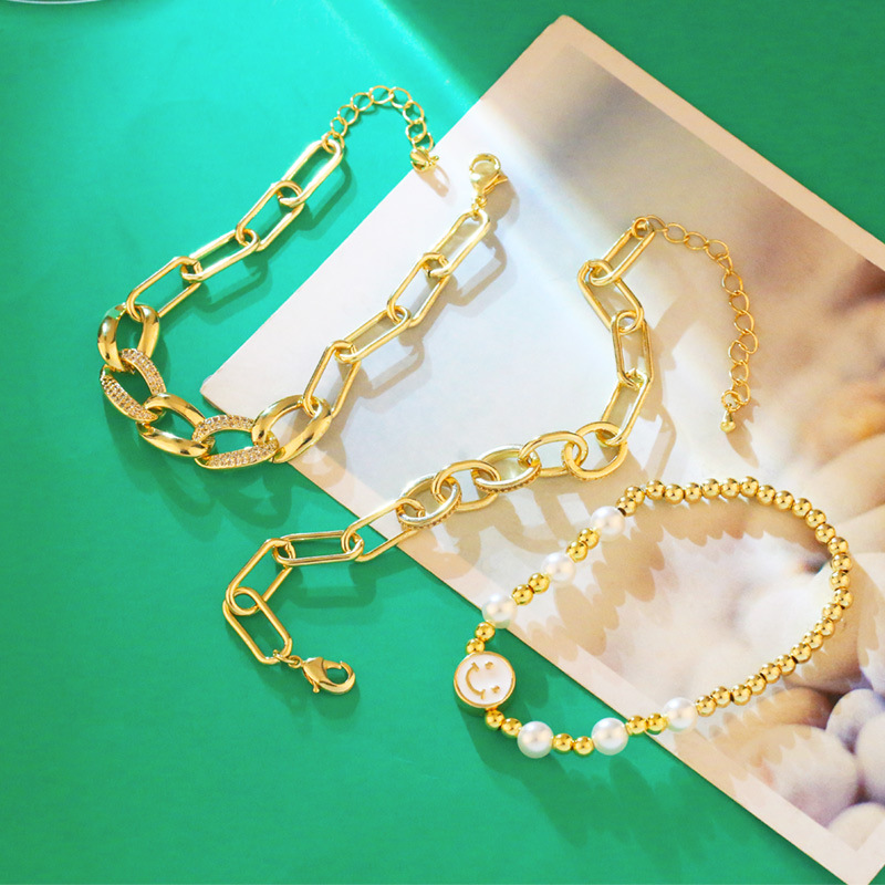 European and American Bracelets Simple and Popular Womenu0027s Metal Hollow Clip Bamboo Chain Elegan