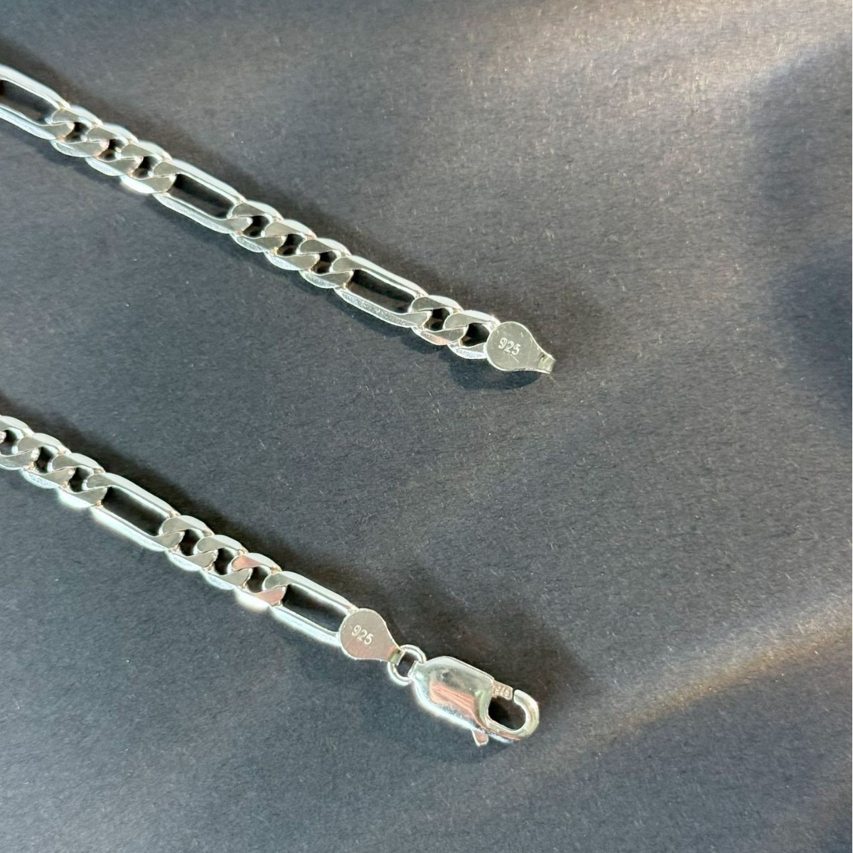 Men's Figaro Chain Necklace In 925 Sterling Silver For Men_voghion.com