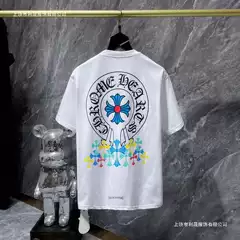 Cross border new Chrome Hearts25ss summer short sleeved T-shirt street fashion brand unisex