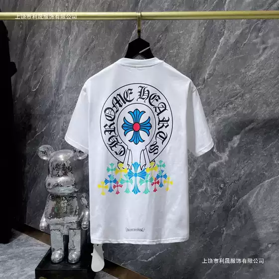 Cross border new Chrome Hearts25ss summer short sleeved T-shirt street fashion brand unisex