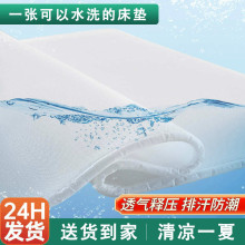 德国纯3D空气纤维加硬床垫防潮排湿可水洗护脊褥子榻榻米卷包折叠