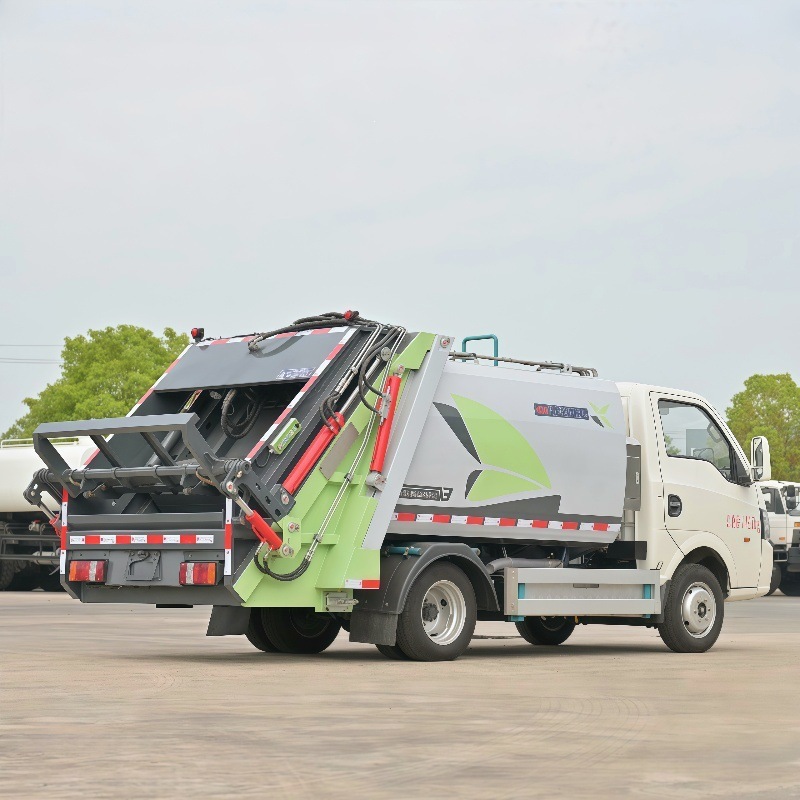 Export Electric Self-Loading Garbage Truck 6-Cubic-Meter Garbage Truck Municipal Sanitation Street Garbage Truck New Offer