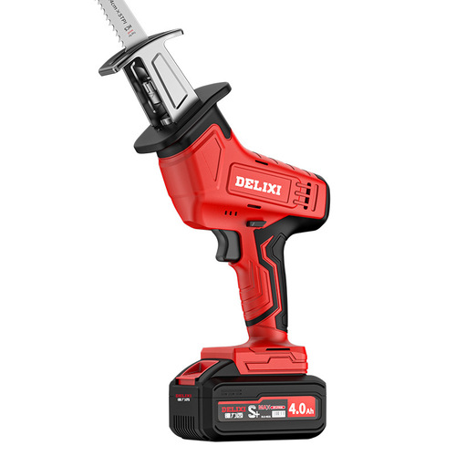 Delta West Rebound Saw Household Electric Chain Saw for Outdoor Use, Cordless Mini Handheld Lithium Battery Machete Electric Saw