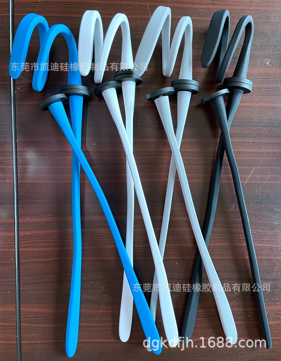 婴儿监控器支架 硅胶支架 任意弯曲 洗衣机门支架 配43磁铁 袋装