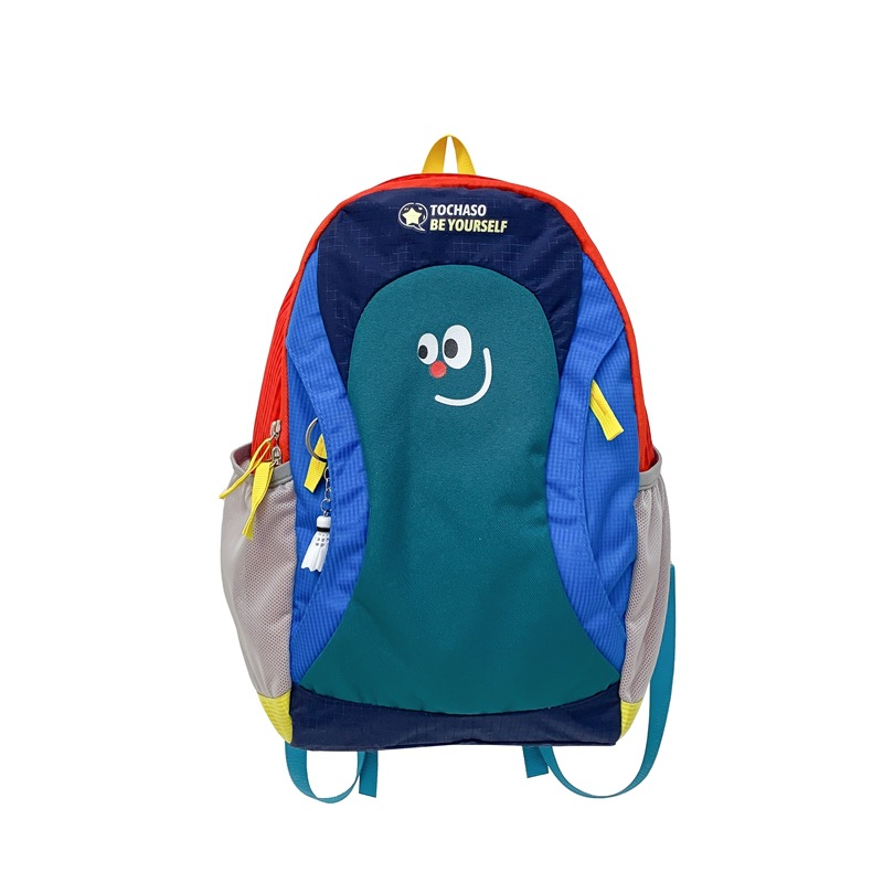 Mochila coreana de color contraste, mochila de viaje de gran capacidad para niños y niñas, mochila de viaje para niños, 2026 nueva mochila para niños