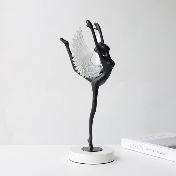 Modern light luxury metallic girl ballet craft gifts