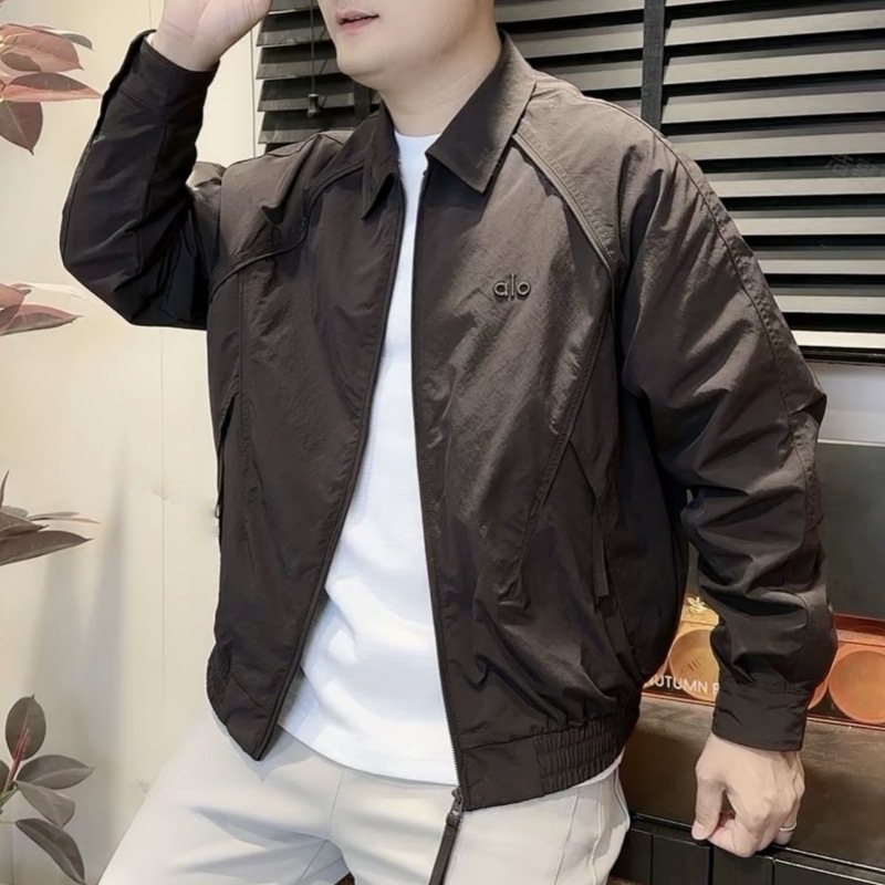 秋季新款美式工装翻领夹克外套男时尚拼接户外百搭防风保暖冲锋衣|undefined
