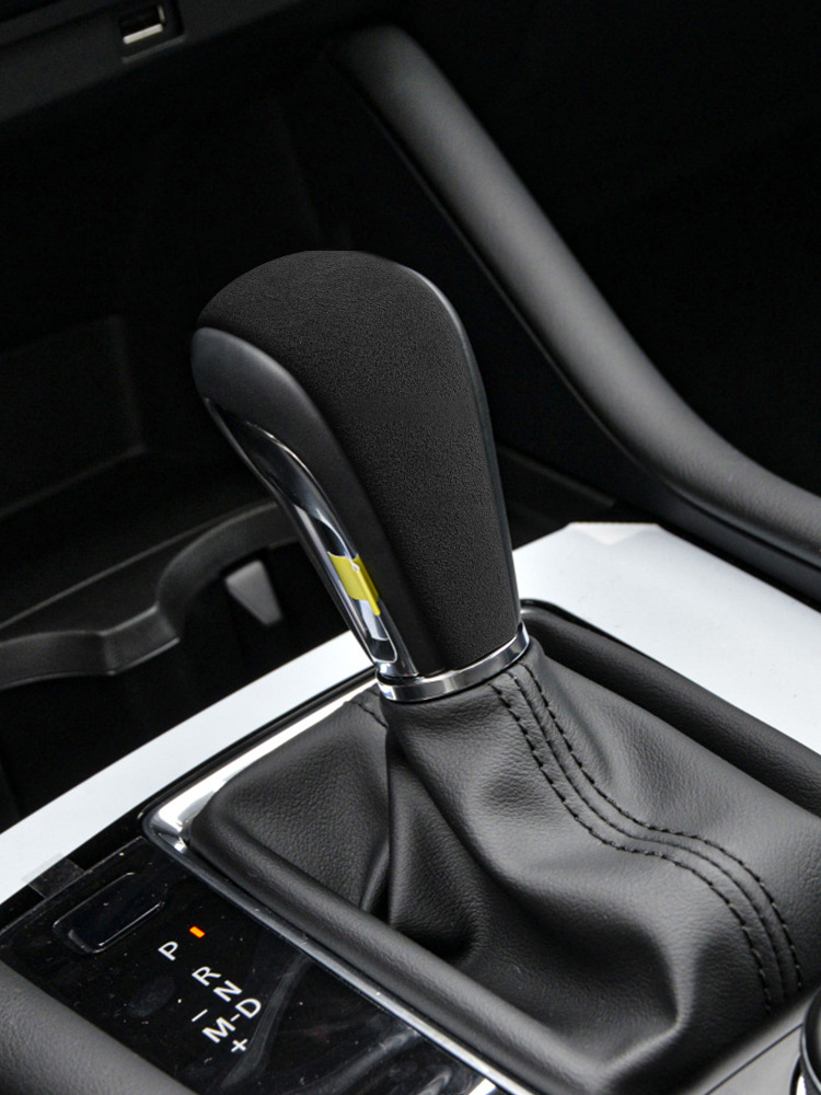Suitable for Car Mazda Cx-30 Suede Leather Gear Handle Cover Interior Gear Head Shell Protective Cover