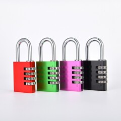 アルミカラーパスコード掛け金38mmパスコードロックトランクロッカー小掛け金ジムミニロック4輪
