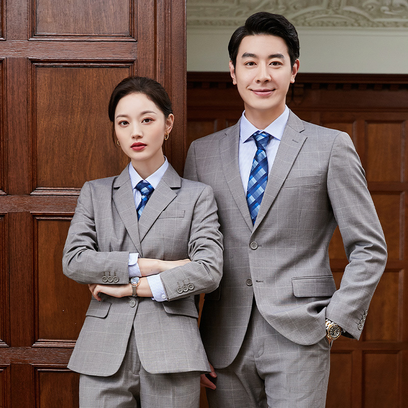 wholesale Autumn new pattern Plaid coverall business affairs men and women Same item DP man 's suit suit fashion suit