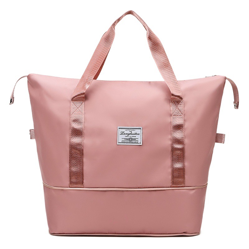 Bolsa de viaje extensible al por mayor portátil húmedo y seco separación bolsa de fitness natación yoga bolsa de equipaje bolsa de mensajero bolsa de viaje