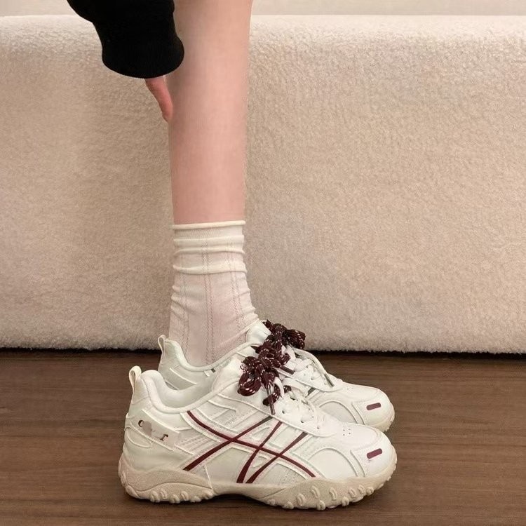 2026 nuevos zapatos deportivos casuales de verano, zapatos de papá, zapatos blancos dulces