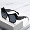 Brand sunglasses, funny capacious lens, house, 2021 collection, European style