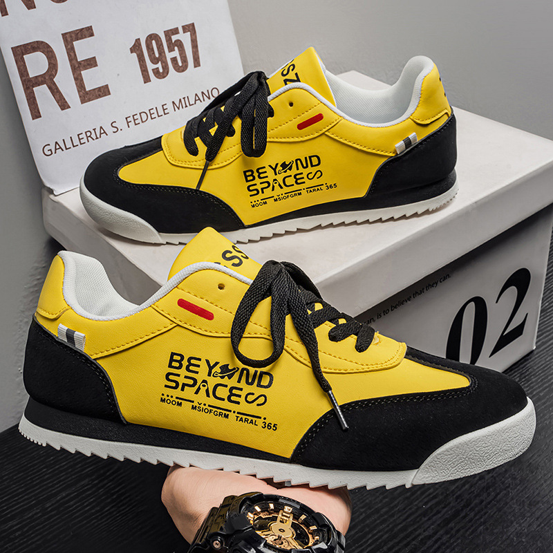 Plus-Size Men's Shoes, Versatile Trendy Casual Sports Shoes, Fashionable Shoes, Autumn Running Shoes, One-Piece Dropship_vogvips.com