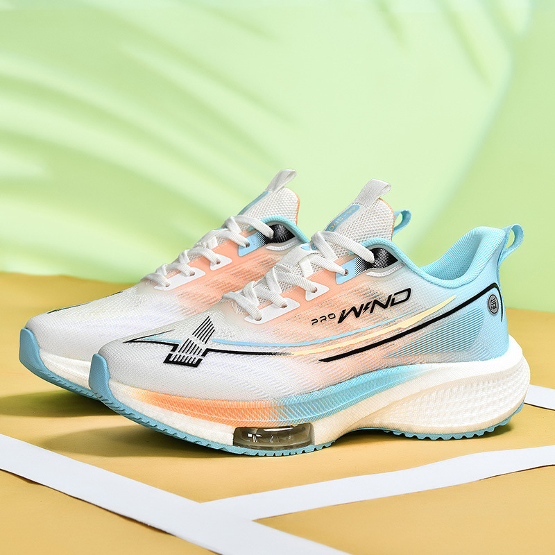 Popcorn Carbon Plate Soft Shock-Absorbing Rebound Running Shoes Lightweight and Comfortable Air-Cushion Mesh Shoes Outdoor Physical Test Training Shoes Popcorn Carbon Plate Soft Shock-Absorbing Rebound Running Shoes Lightweight and Comfortable Air-Cushion Mesh Shoes Outdoor Physical Test Training Shoes