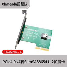 о���_PCIe4.0x4�DSlimSAS8654�D��SFF8639U.2NVMe�̑BӲ�P�Uչ��