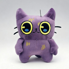 新品跨境tostada plush 游戏周边大眼猫毛绒玩偶公仔