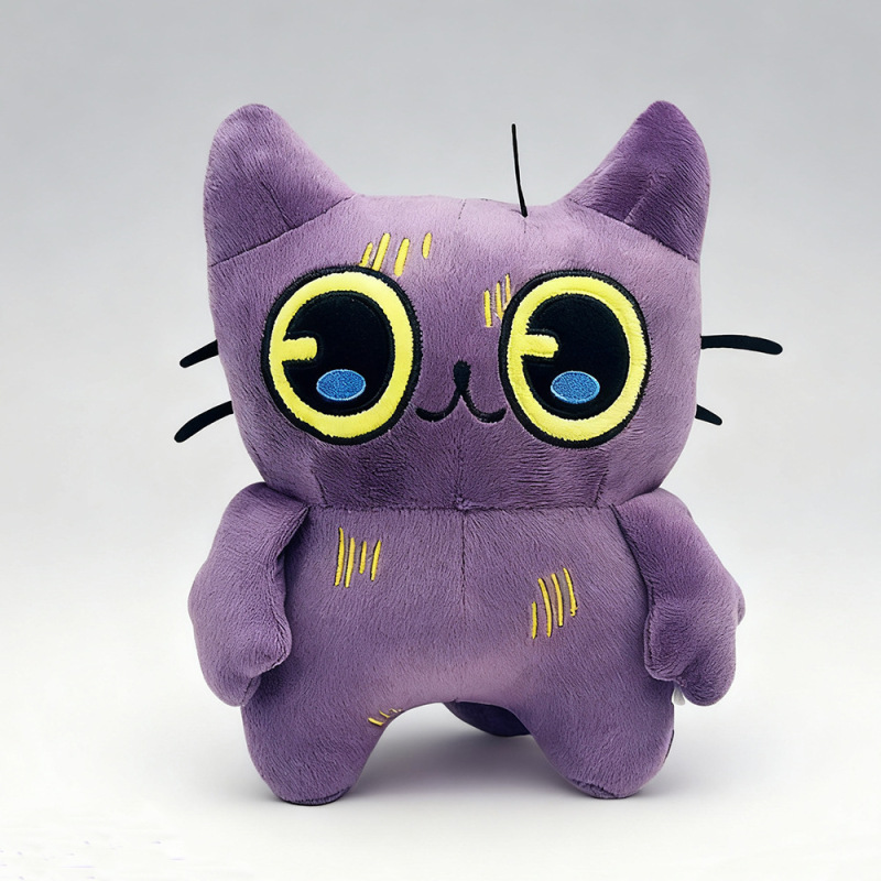 新品跨境tostada plush 游戏周边大眼猫毛绒玩偶公仔|undefined