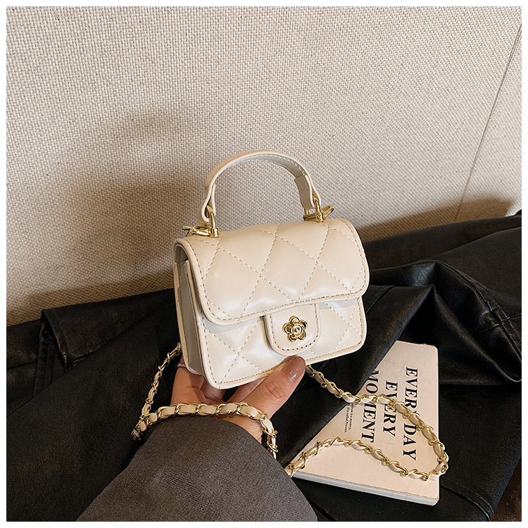 Sacs pour femmes, exquis, petit, parfumé, de grande valeur, pour enfants, à bandoulière, à la mode, motif diamant, mini sac à main, petit sac carré_voghion.com