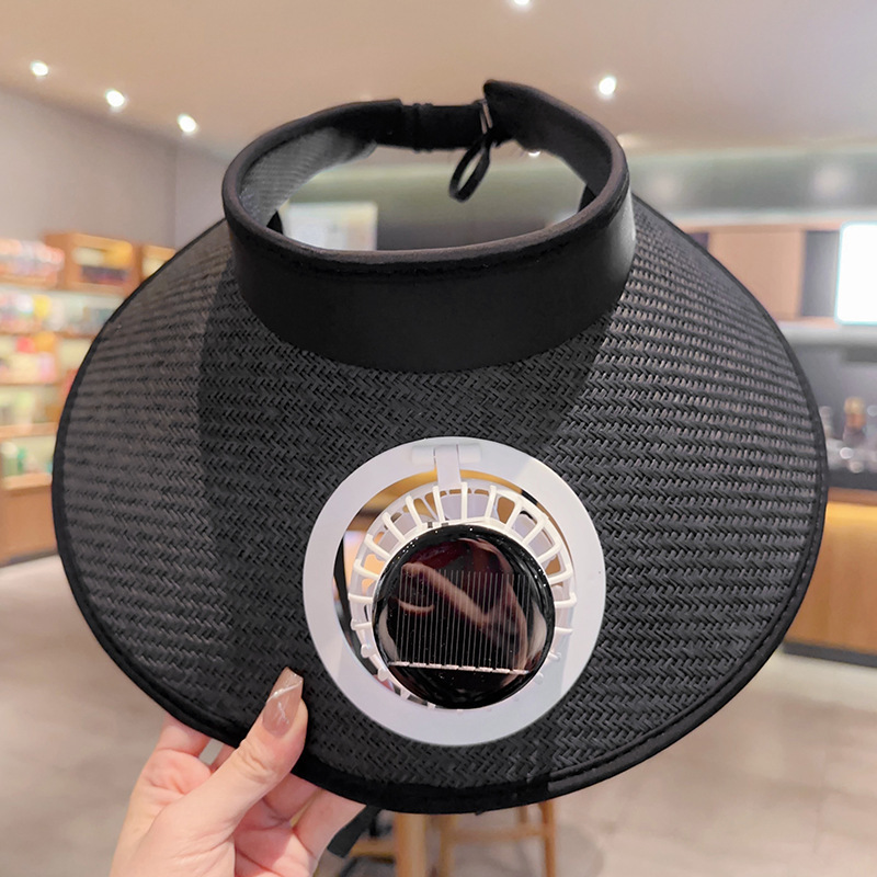 夏の新しい帽子ファンハットカジュアル大きなつば空のトップハットソーラー抗紫外線屋外サンハット卸売|undefined