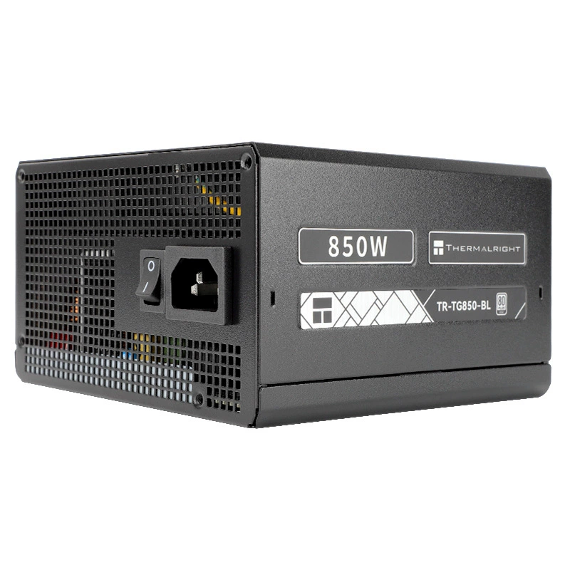 LiMing TR-TG 850-BL версия с силовой линией, золотой модульный полноформатный корпус для ПК, блок питания номиналом 850 Вт
