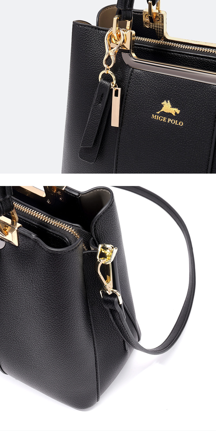 Paul Light Luxury Brand Genuine Leather Mom's 2023 New Fashion and Atmosphere Middle aged Women's Bag Handbag_voghion.com