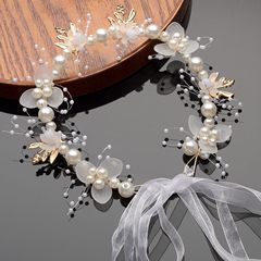 欧米の頭飾りの手作りの花の花嫁のアクセサリー