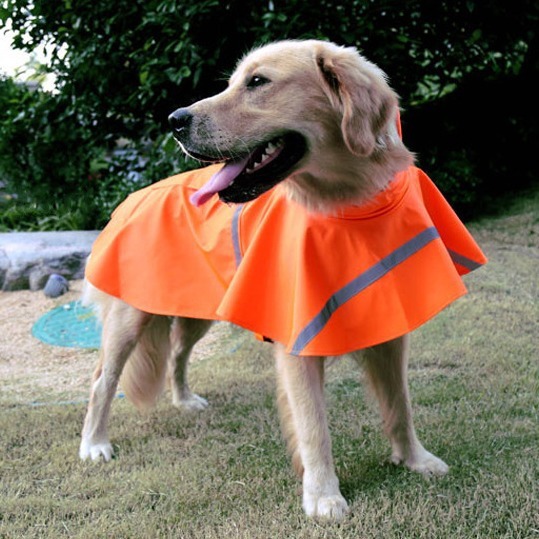 クロスボーダー専用防水雪大犬服ラブラドール大中型犬反射犬レインコートペット格好いいレインコート|undefined