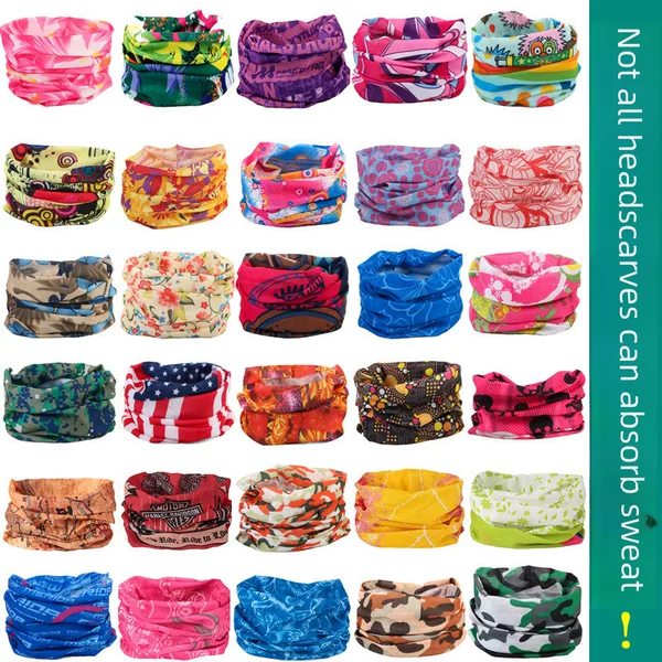 Outdoor Seamless Variety Magic Headscarf Men's and Women's Bicycle Riding Headscarf Mask Neck Set Windproof Scarf Summer Sun Protection