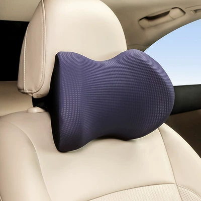 Neck Pillow, Comfortable and Skin-Friendly: Headrest - p154-blue-headrest