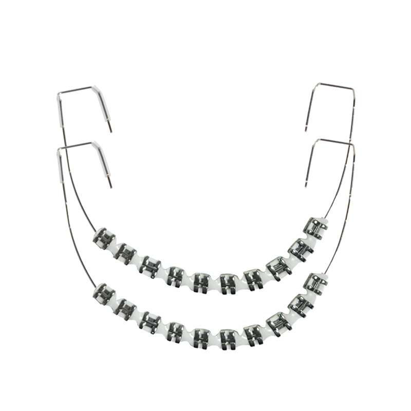 Aparatos dentales de moda transfronterizos, aparatos dentales decorativos con cadena, aparatos dentales orales, aparatos dentales decorativos, aparatos dentales de moda coloridos de colores completos