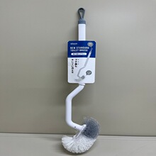 日本AISEN正品 优质马桶刷 带防污底座 卫生间创意软毛清洁刷