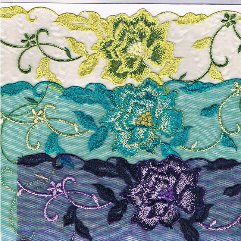 Red de bordado ropa interior ropa interior de red de encaje vestido bordado ropa de moda accesorios de moda al por mayor encaje bordado