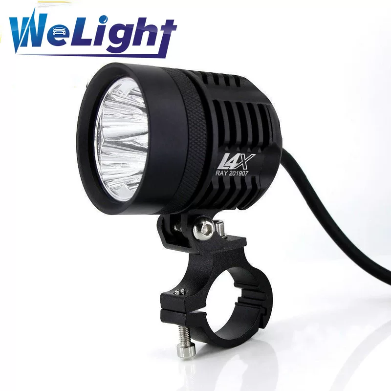 摩托车射灯 L6X L4X灯40w 车灯 电动车 超亮led 外置4珠 大灯强光
