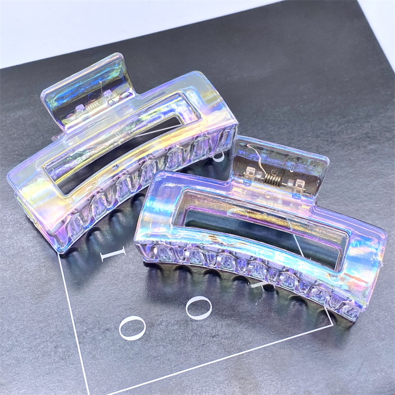Grande molletta per capelli a forma di sirena colorata ed elegante_voghion.com