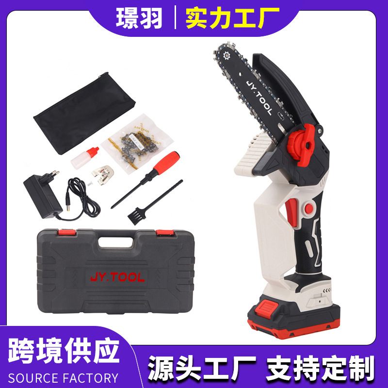 跨境无线手持单手锯家用大功率充电锂电锯户外便携式小型手电锯