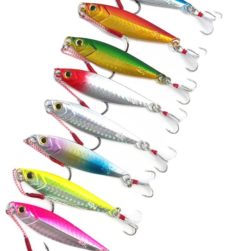 Slow Shore Vibrating Metal Bait Fish Hook 10g 4.5cm 5