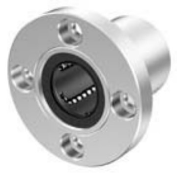 韩国SAMICK圆形法兰式加长型直线轴承LMF13LUU现货供应 一件代发