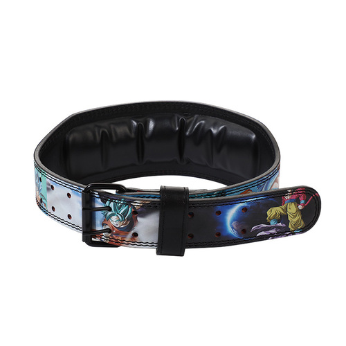 Cross-border wholesale hot selling squat deadlift weightlifting belt sports protective belt bodybuilding cowhide fitness weightlifting belt