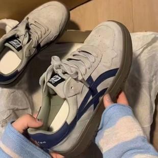 Meow's Sky 2024 Autumn New Vintage German Training Shoes Women's All-match Sports Casual Shoes Thick Slab Shoes