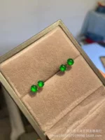 Серьги из натурального ледяного зеленого халцедона с яичной лапшой, большие серьги для хлеба, женские серебряные инкрустации S925, сравнимые с изумрудным светом, роскошь
