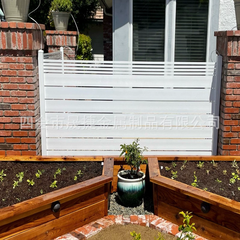 Shengjie алюминиевый сплав ограждение виллы внутренний двор забор алюминиевый стены перила железный открытый сад забор новый стиль