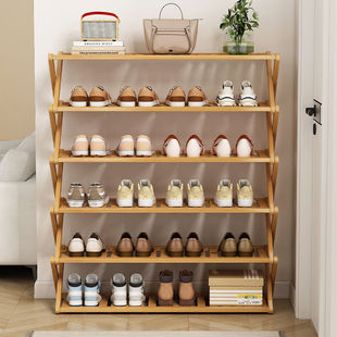 Simple Shoe Rack Installation-Free Indoor Multi-Layer Storage Rack Dormitory Home Door Storage Foldable Shoe Cabinet