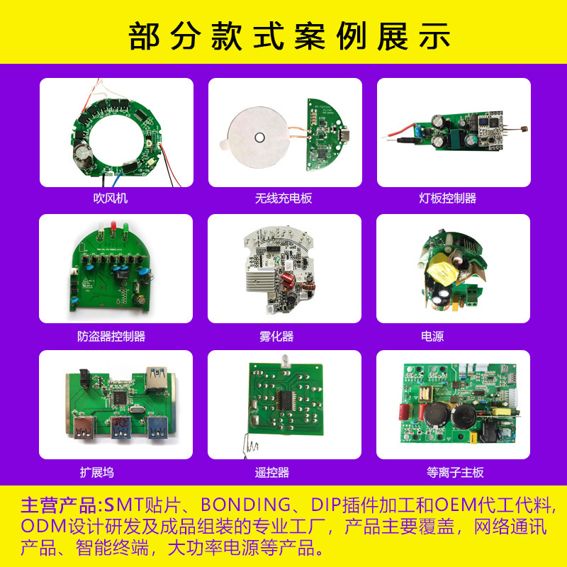 カスタマイズされたヘアドライヤー制御PCBA加工ヘアドライヤーPCBAスマート小型家電回路基板加工および複製メーカー|undefined