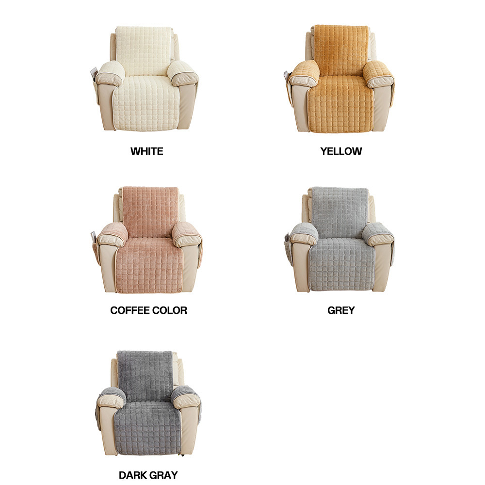 Winterplüschige, einfarbige Stuhlkissen und Sofabezüge, flauschiger Winter-Stuhlkissenbezug – weich und gemütlich, universell passend für Sofas, Sessel und Armlehnstühle_voghion.com