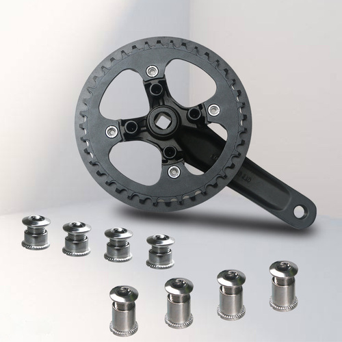 Mountain bike bicycle chainring fixing screws Road bike chainring single chainring double chainring triple chain aluminum alloy screws