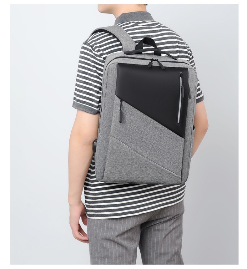 潮流双肩包 男士休闲时尚旅行包 15.6寸电脑背包 现货现发详情13