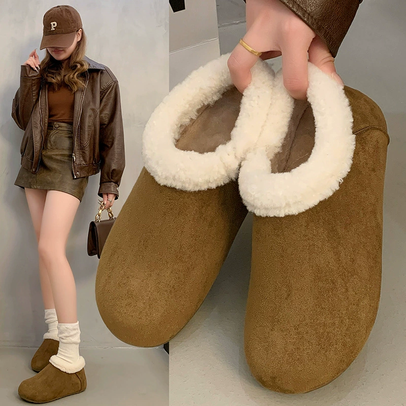 Demi-season warm boots platform, high keep warm shoes