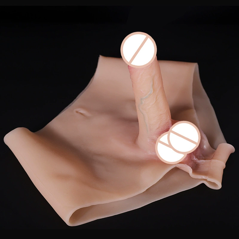 Изделие с имитацией пениса, кожаные брюки с полостью для пениса, унисекс, устройство для мастурбации взрослых, эротические товары