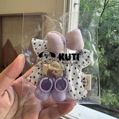 【仅套装】拉布布衣服玩偶配饰蝴蝶结波点裙带鞋子包包拉布布衣服
